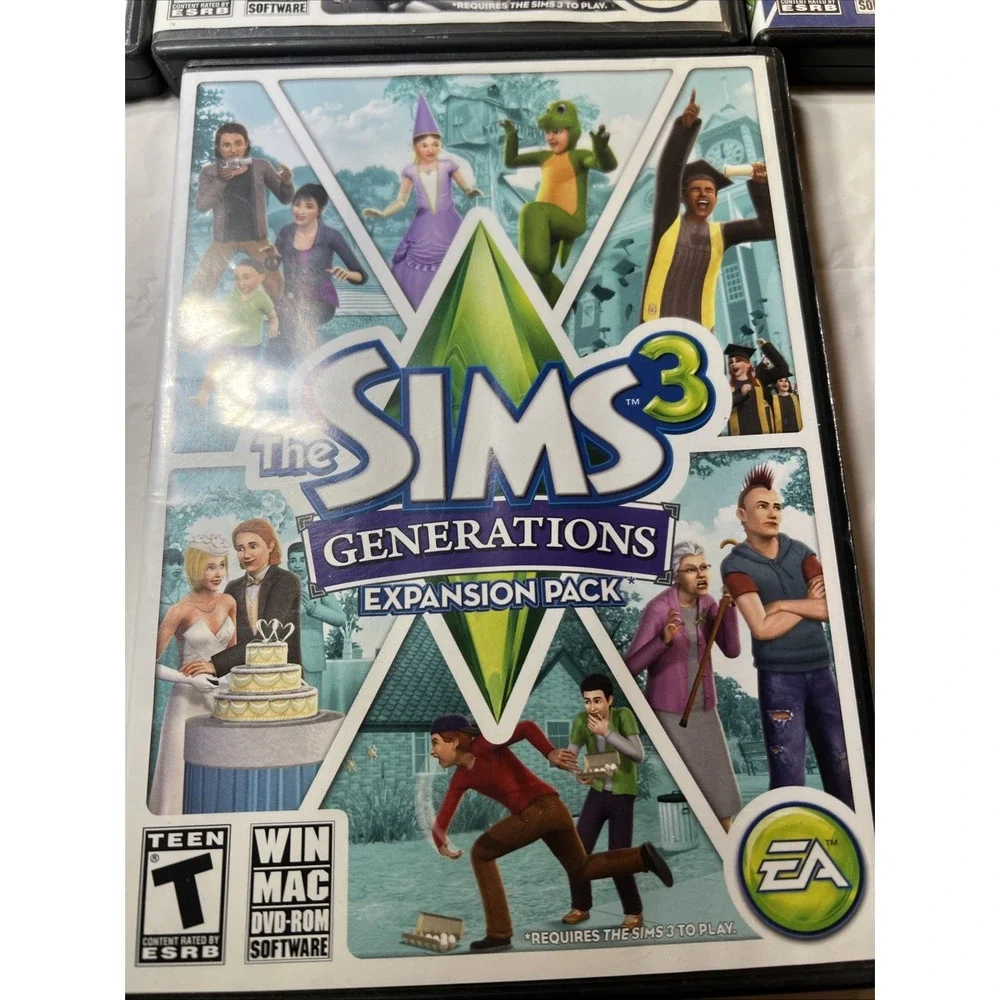 Lot Of 7 The Sims 3 Pc Cd ROM Computer Games